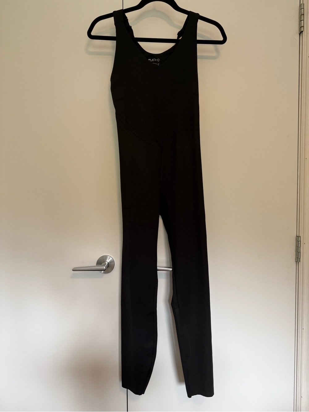 H&M Black Sleeveless V-Neck Jumpsuit